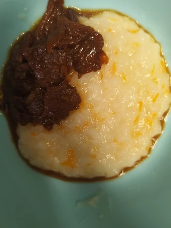 Langkah Mudah untuk Menyiapkan Resep Nasi tim wortel keju + beef teriyaki (MPASI 9+) Anti Ribet, Mantap