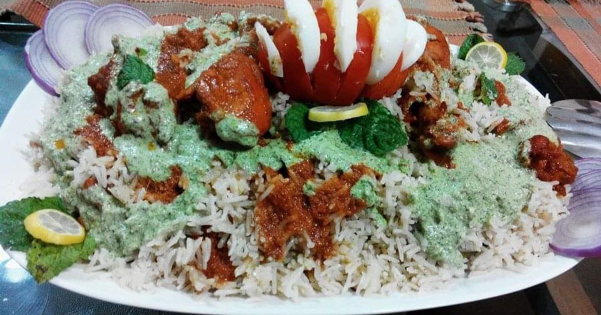 Tandoori Rice 😋 Recipe by Savaira Momin - Cookpad