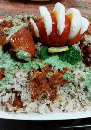 A picture of Tandoori Rice 😋.