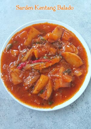 Foto resep Sarden Kentang Balado
