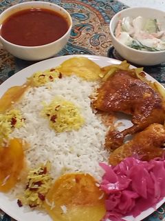 عکسی از دستور مرغ مجلسی
