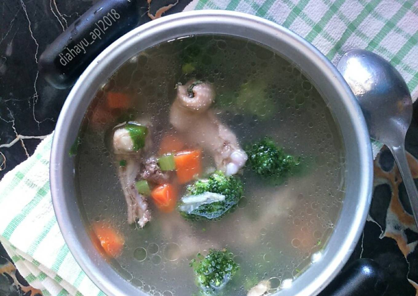 Sop ayam simple