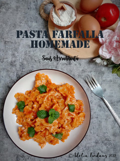 Foto resep Pasta Farfalla Homemade dengan Saus Arrabbiata