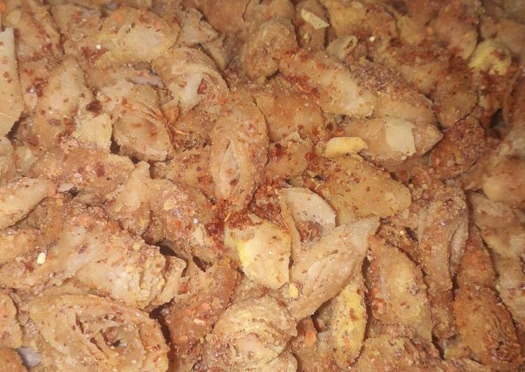 Cara mudah memasak Camilan : keripik kulit lumpia jagung manis pedas 🤤 yang Bikin Ngiler