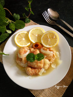 Foto resep Ayam Goreng Saus Lemon