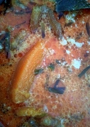 Foto resep Lodeh waluh,kacang,orak(kulit sapi)