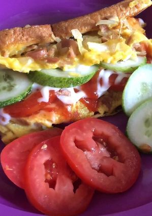Foto resep Roti John Tawar | Our Channel