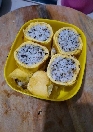 Foto resep Dadar kimbab bon nori (Resep mudah bekal anak atau piknik)