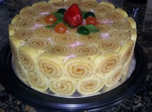 Una foto de Torta Choco-berries