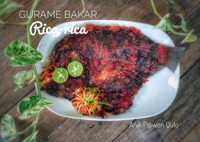 Langkah Mudah untuk Membuat Gurame Bakar Rica - rica, Enak Banget