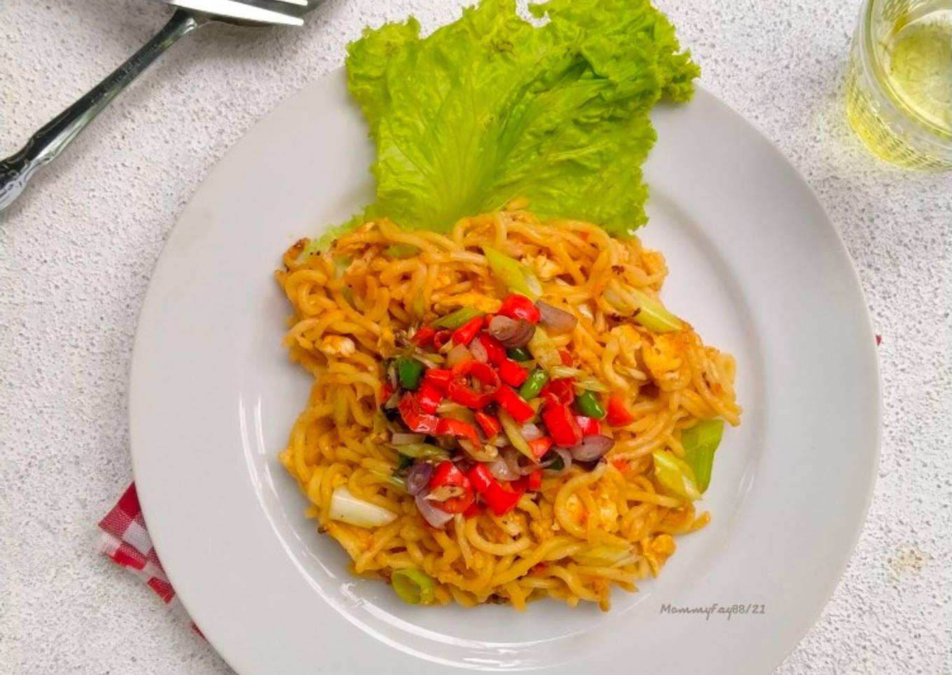 Mie goreng sambal matah