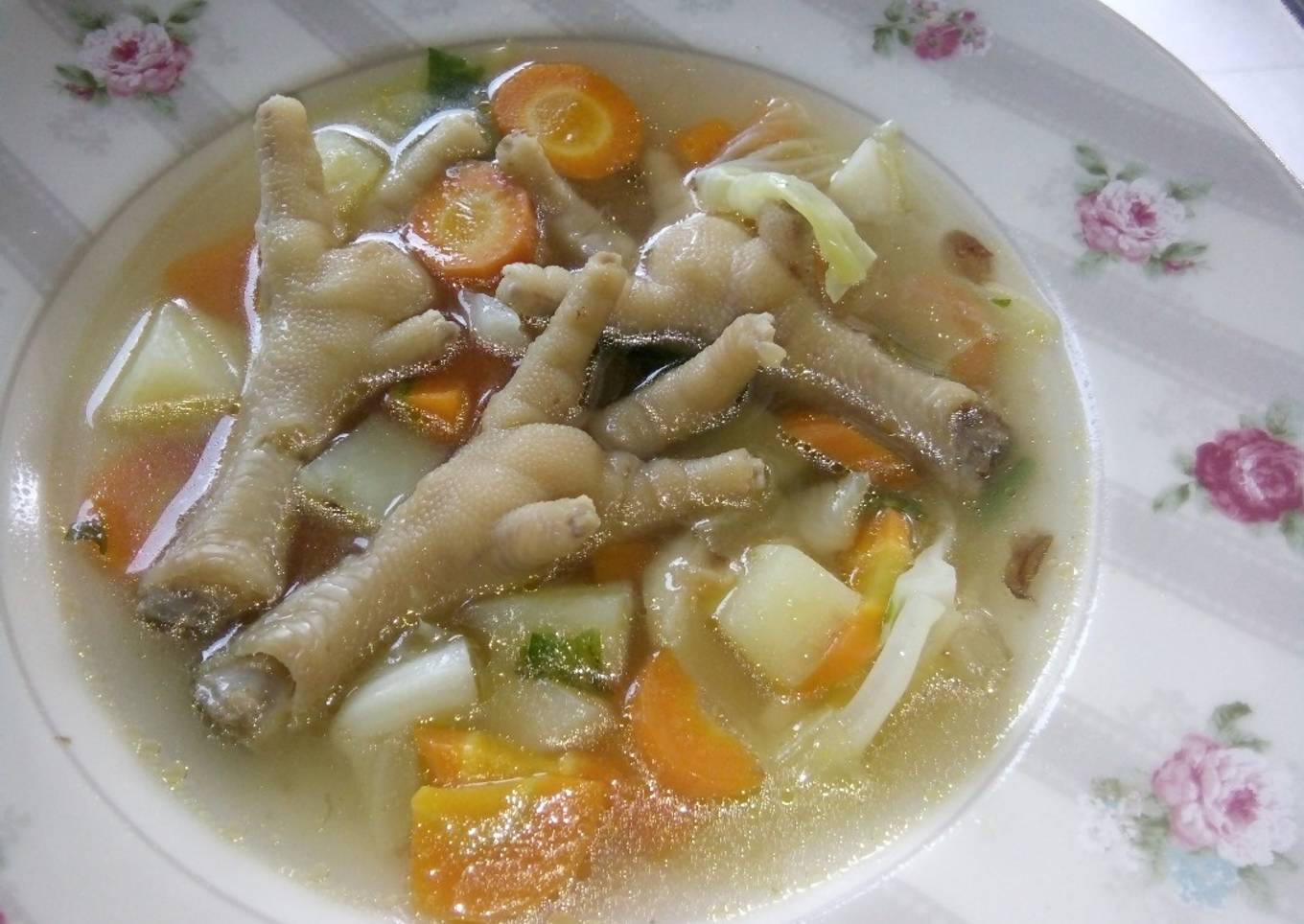 Sop ceker ayam