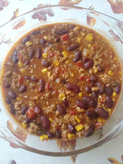 Mexikói chilis bab recept fotója