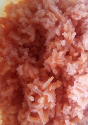 Una foto de Arroz rojo