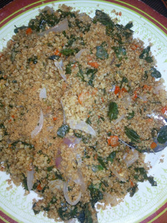 A picture of Dambun couscous.
