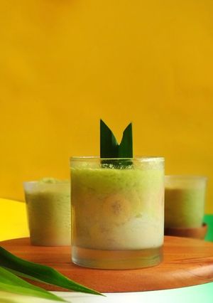 Foto resep Amparan Tatak Pisang Pandan