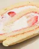 Japanese Strawberry Rolled Cake