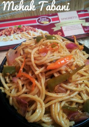 A picture of Vegetable chowmein.