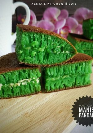 Foto resep Martabak Manis Pandan/Terang Bulan