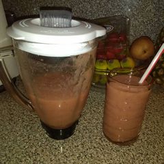 A picture of Apple Strawberry Smoothie.