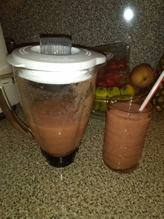 A picture of Apple Strawberry Smoothie.