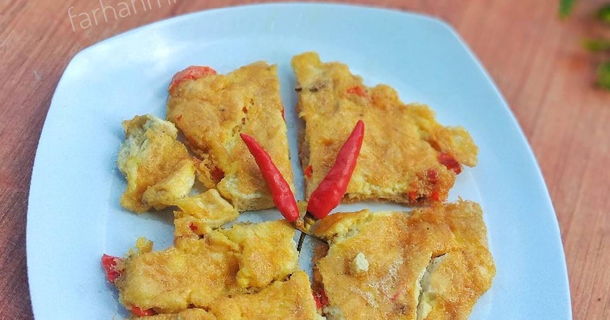 Resep Telur Dadar Tahu Pedas Oleh Farhah Cookpad