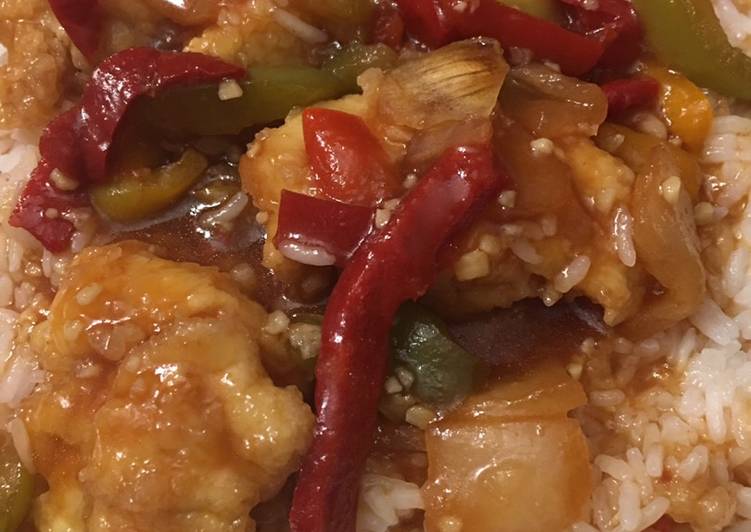 Sweet-and-sour chicken