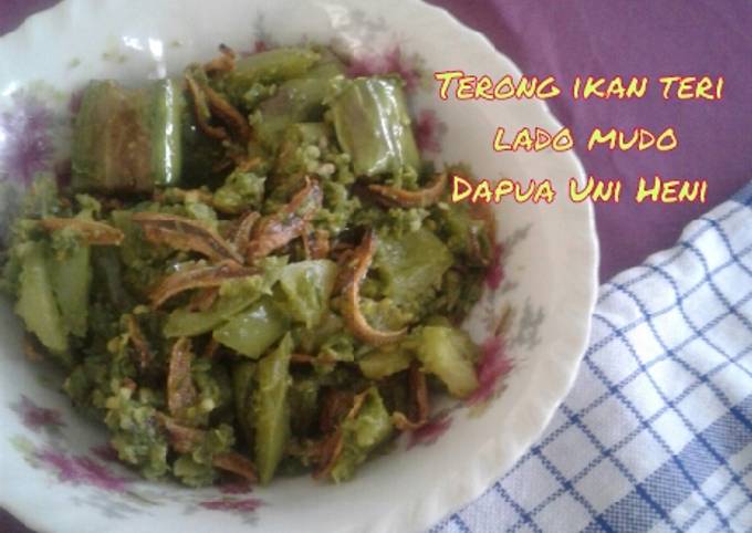 Terong ikan teri lado mudo 🍆