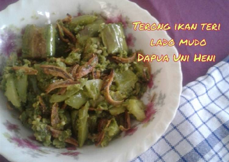 Terong ikan teri lado mudo 🍆