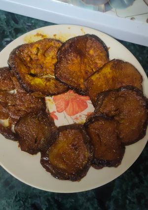 बेगुनी भाजा रेसिपी मुख्य फोटो