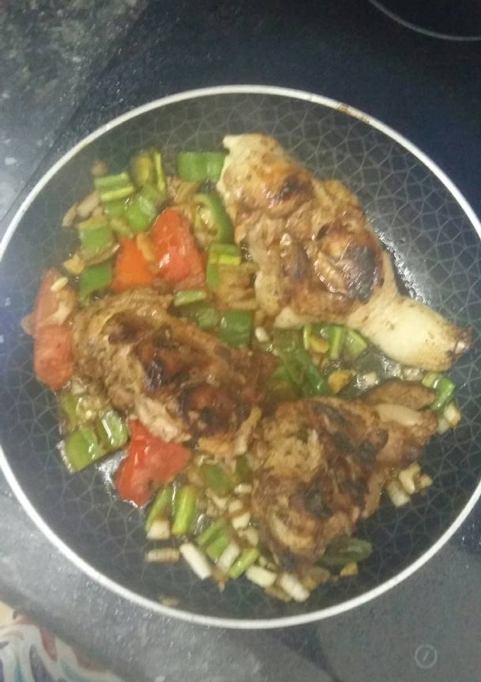 Una foto de Pollo a la plancha macerado