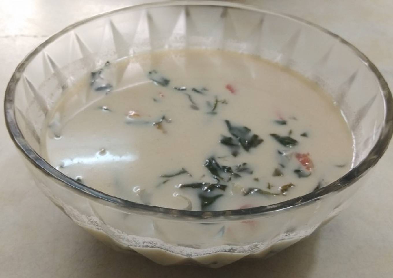 Spinach soup