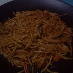 A picture of Tasty spaghetti/pasta.