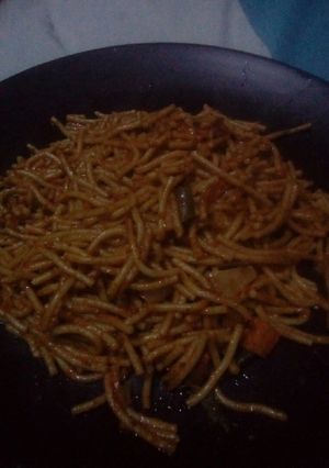 A picture of Tasty spaghetti/pasta.