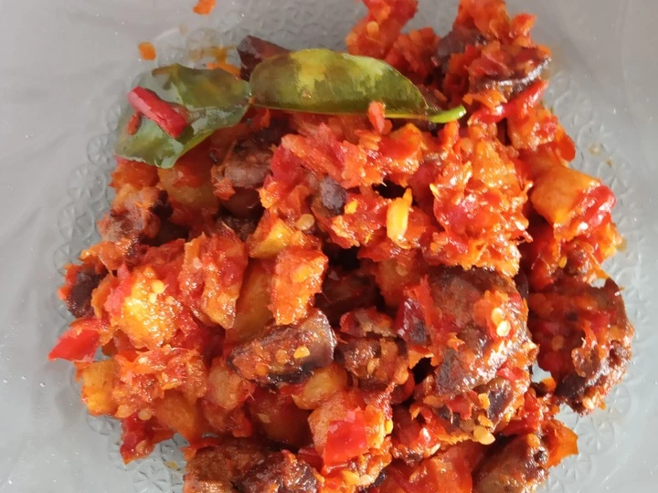 Cara Gampang Membuat Resep Sambel goreng ati ayam dan kentang yang Menggugah Selera Anti Ribet, Uenak Banget