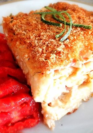 Una foto de Pastel de Fideos (budín de Rigatoni)