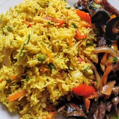 A picture of Fried Basmati Rice.