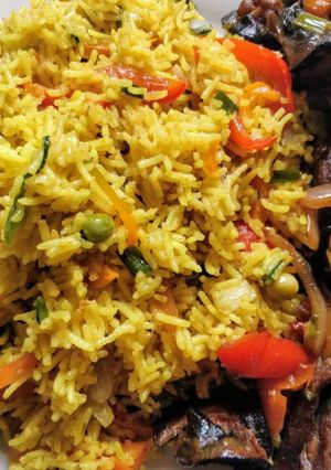 A picture of Fried Basmati Rice.