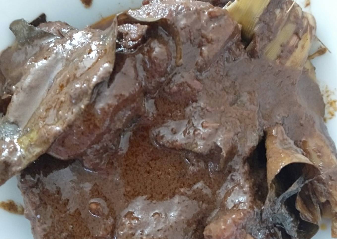 Rendang instan enak praktis