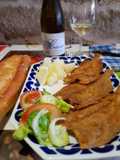 Gallo (rapante) frito