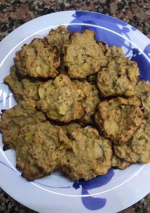 Una foto de Galletas de avena y manzana