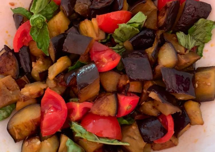 I Colori dell’estate: viola, rosso e verde ! Le melanzane a funghetti 🍆 #dispensadiluglio