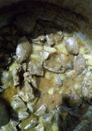 عکسی از دستور خوراک دل و قارچ