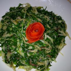 A picture of Cabbage and sukuma wiki #vegetablecontest.