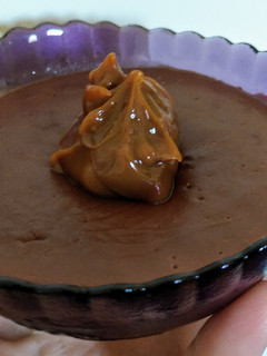 Una foto de Postre de chocolate light, sin azúcar 😋😋