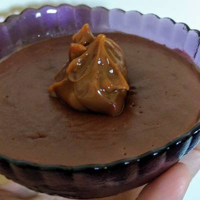 Postre de chocolate light, sin azúcar ?? Receta de Kathrin ??‍???-  Cookpad