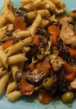Une photo de Poulet aux cèpes 🍄