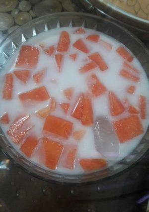 Foto resep Es pepaya santan