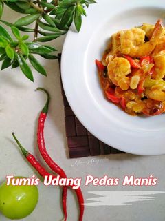 Foto resep Tumis Udang Pedas Manis