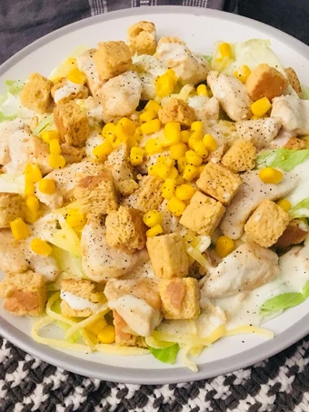 Easy Steps to Prepare Chicken cesar salad the So Delicious Delicious